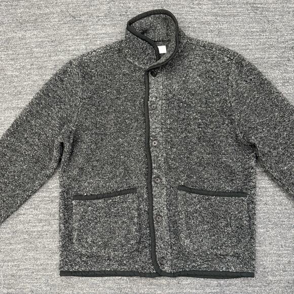 Universal Works Lancaster Fleece Jacket Men Large Pockets Workwear Huckberry - Picture 1 of 9